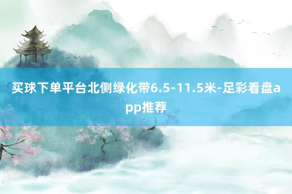 买球下单平台北侧绿化带6.5-11.5米-足彩看盘app推荐