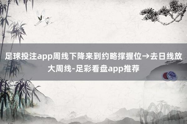 足球投注app周线下降来到约略撑握位→去日线放大周线-足彩看盘app推荐