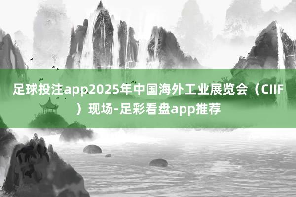 足球投注app2025年中国海外工业展览会(CIIF)现场-足彩看盘app推荐