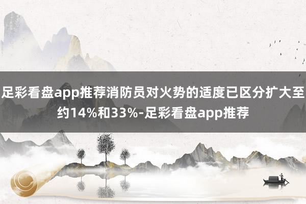 足彩看盘app推荐消防员对火势的适度已区分扩大至约14%和33%-足彩看盘app推荐